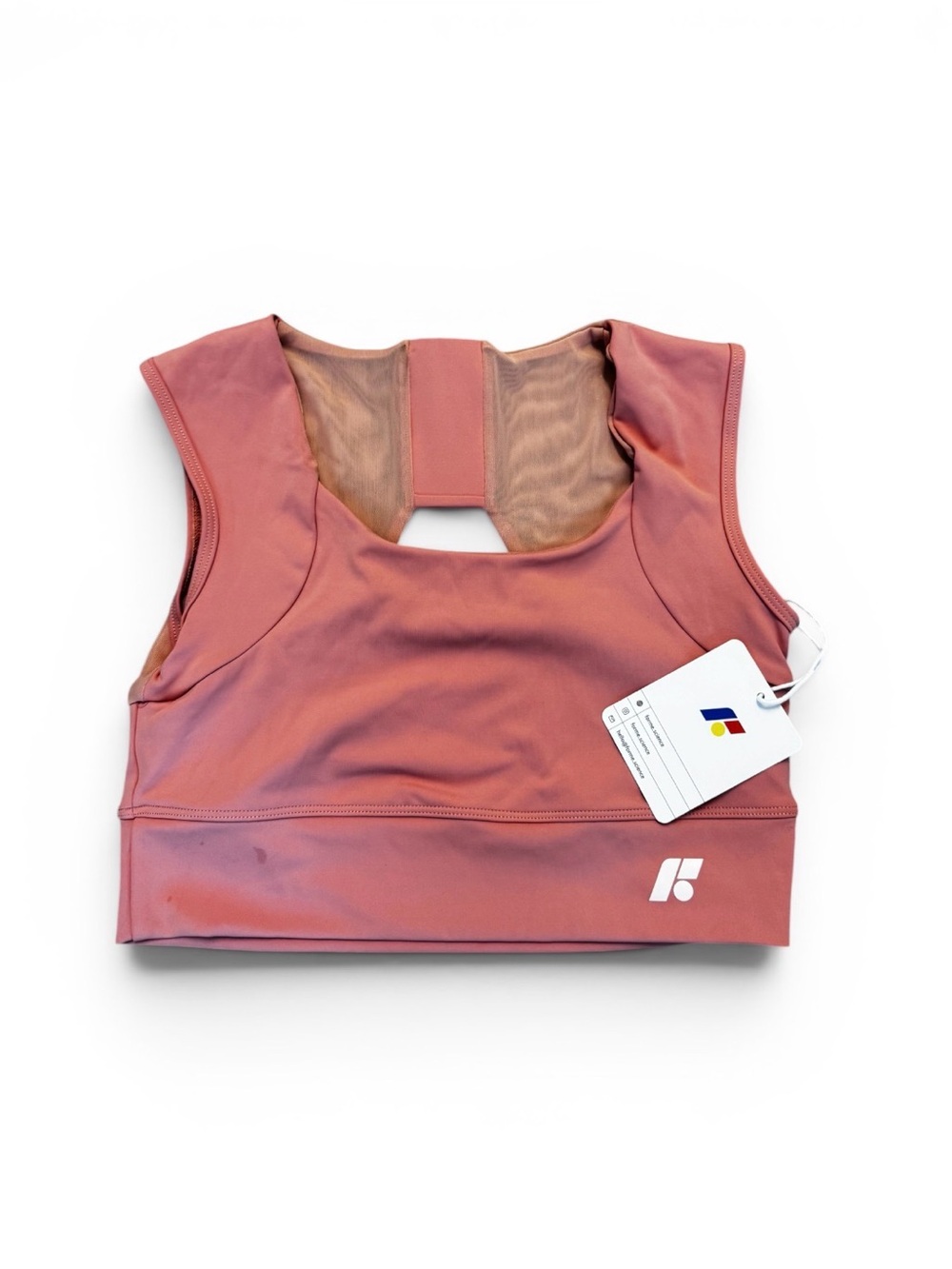 Forme Pink Power Posture Crop Sports Bra Size XL New with Tags